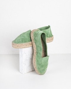 Espadrile M4 pistachio

