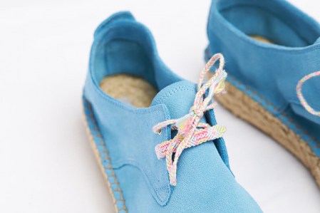 Espadrile M1 baby blue