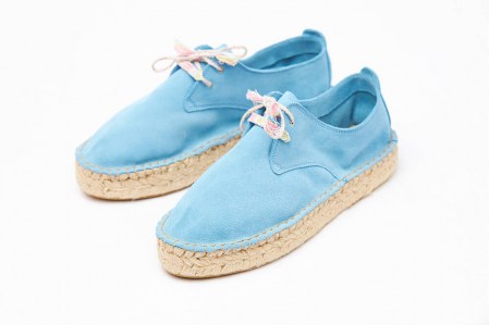 Espadrile M1 baby blue