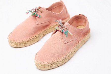 Espadrile M1 baby pink