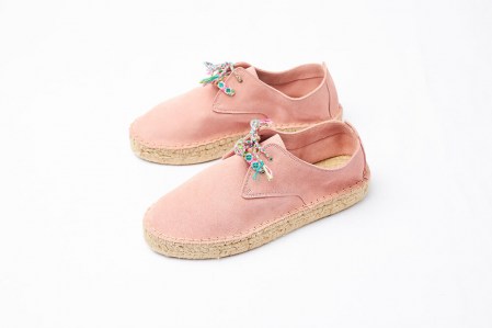 Espadrile M1 baby pink