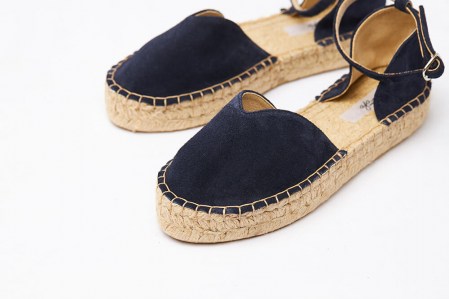 Espadrile M3 navy blue