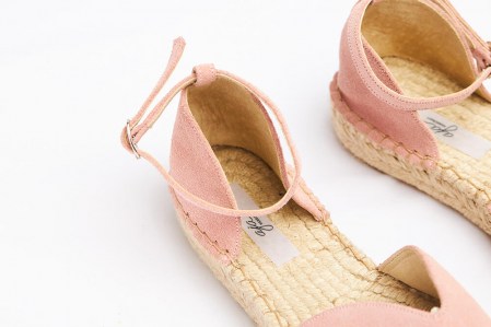 Espadrile M3 baby pink