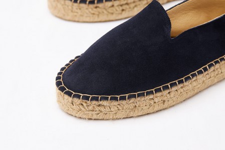 Espadrile M4 navy blue
