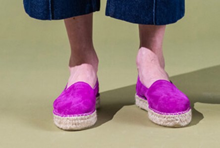 Espadrile M4 magenta